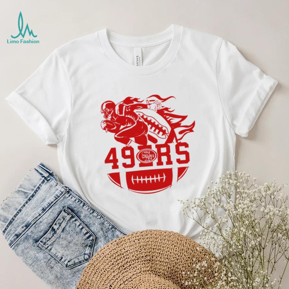 San Francisco 49ers football player half a ball logo shirt San Francisco 49ers football player half a ball logo shirt