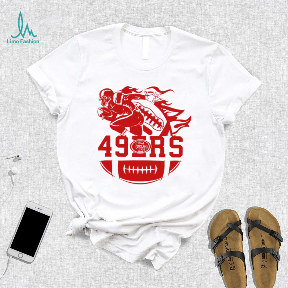 San Francisco 49ers football player half a ball logo shirt San Francisco 49ers football player half a ball logo shirt