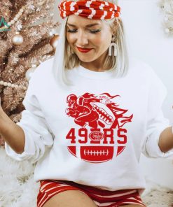San Francisco 49ers football player half a ball logo shirt, hoodie, sweater, long sleeve and tank top San Francisco 49ers football player half a ball logo shirt