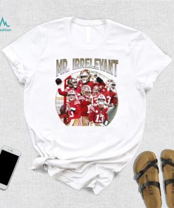 San Francisco 49ers football team Mr. Irrelevant players retro shirt