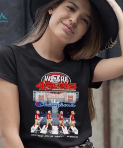 San Francisco 49ers we are the Champions Abbey Road Steve Young Jerry Rice Ronnie Lott shirt