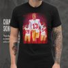 New Jersey Devils NHL Santa Snoopy and Woodstock Christmas T Shirt New Jersey Devils NHL Santa Snoopy and Woodstock Christmas T Shirt