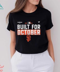 San Francisco Giants Baseball Built For October Giants Black Shirt