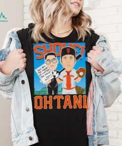 San Francisco Giants Shohei Ohtani cartoon shirt