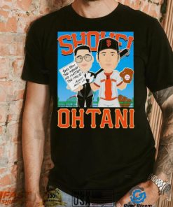San Francisco Giants Shohei Ohtani cartoon shirt, hoodie, sweater, long sleeve and tank top San Francisco Giants Shohei Ohtani cartoon shirt