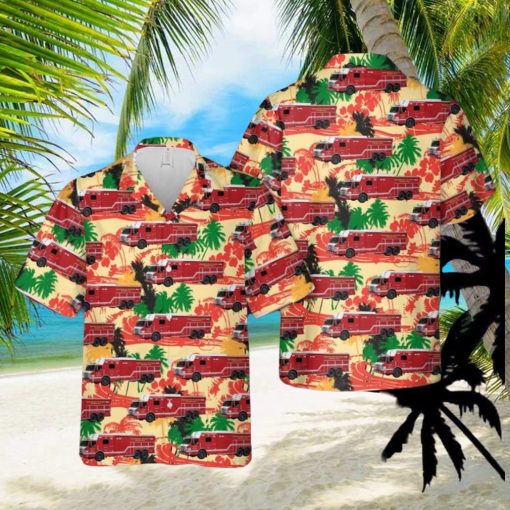 San Jose Fire Department Summer Beach Gift 3D Hawaiian Shirt