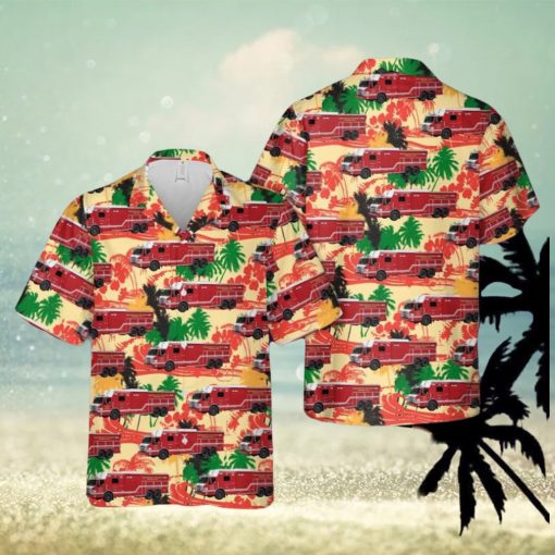 San Jose Fire Department Summer Beach Gift 3D Hawaiian Shirt