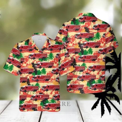 San Jose Fire Department Summer Beach Gift 3D Hawaiian Shirt