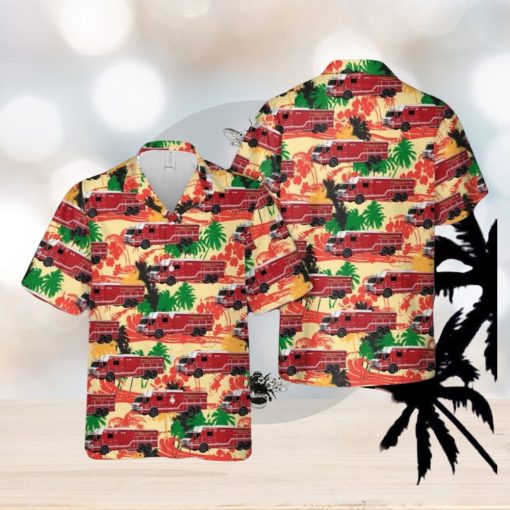 San Jose Fire Department Summer Beach Gift 3D Hawaiian Shirt