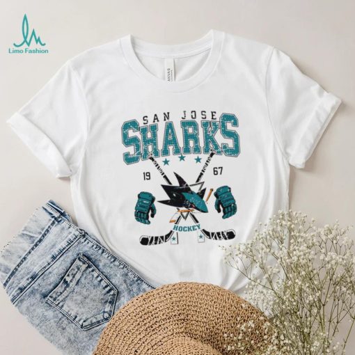 San Jose Sharks NHL 1967 hockey retro logo shirt