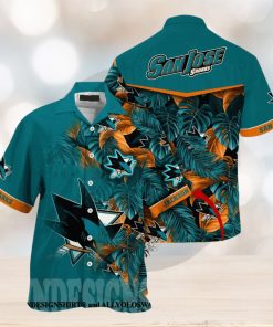 San Jose Sharks NHL Summer All Over Print Hawaiian Shirt