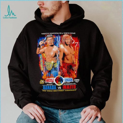 Sanada vs Tetsuya Naito Title Match Commemorative shirt