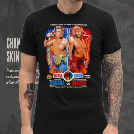 Sanada vs Tetsuya Naito Title Match Commemorative shirt