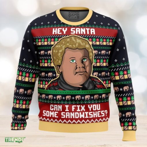 Sandwiches For Santa Bad Santa Ugly Christmas Sweater