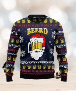 Santa Beerd Ugly Christmas Sweater