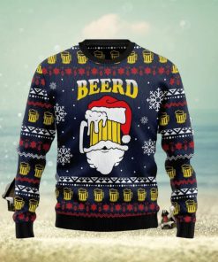 Santa Beerd Ugly Christmas Sweater