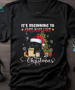 Santa Black Cat Cost Shirt