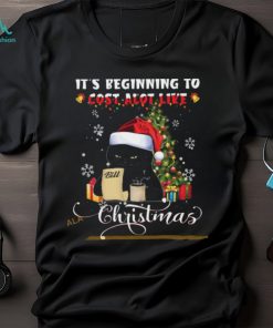 Santa Black Cat Cost Shirt