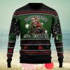 Santa Born To Ride Ugly Christmas Sweater