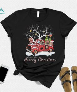 Santa Bulldogs We Woof You A Merry Christmas Sweatshirt