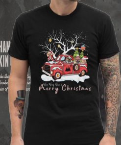 Santa Bulldogs We Woof You A Merry Christmas Sweatshirt