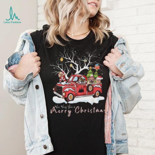 Santa Bulldogs We Woof You A Merry Christmas Sweatshirt