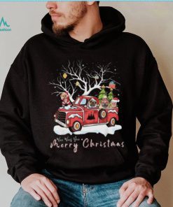 Santa Bulldogs We Woof You A Merry Christmas Sweatshirt