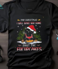 Santa Cat Baking Shut Fucupcakes Shirt