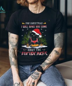 Santa Cat Baking Shut Fucupcakes Shirt