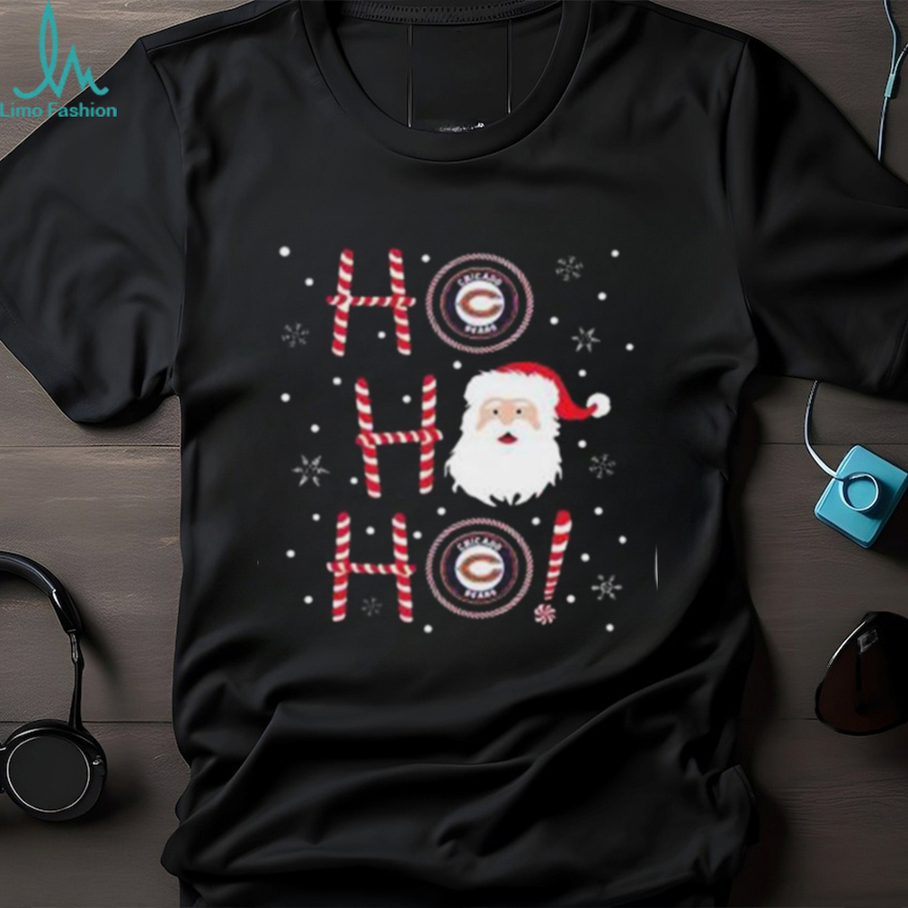 Santa Claus Ho Ho Ho Chicago Bears Christmas Unisex Graphic T Shirt Santa Claus Ho Ho Ho Chicago Bears Christmas Unisex Graphic T Shirt