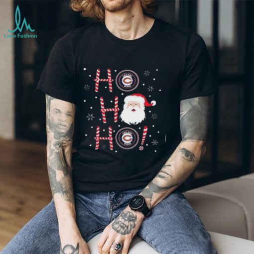 Santa Claus Ho Ho Ho Chicago Bears Christmas Unisex Graphic T Shirt