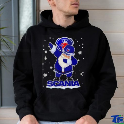 Santa Claus dabbing Scania Christmas shirt