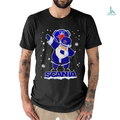 Santa Claus dabbing Scania Christmas shirt