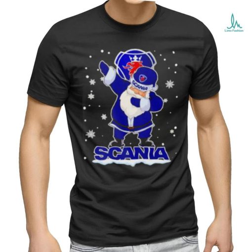 Santa Claus dabbing Scania Christmas shirt