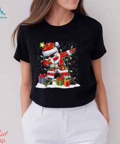 Santa Dabbing Christmas T shirt Tree Light Xmas Claus Gifts T Shirt