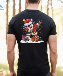 Santa Dabbing Christmas T shirt Tree Light Xmas Claus Gifts T Shirt