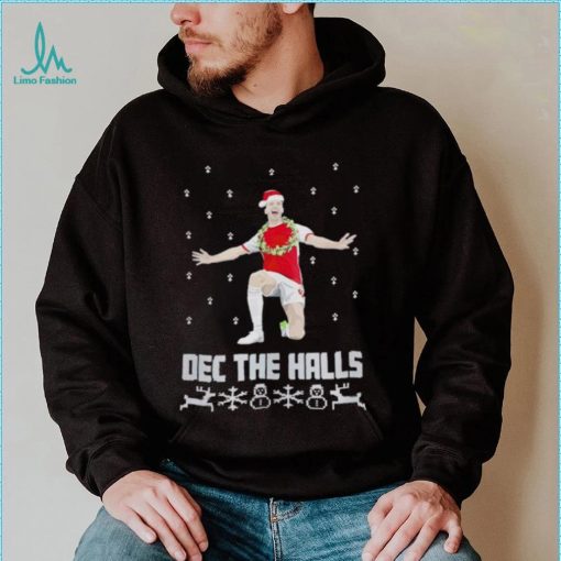 Santa Declan Rice Dec the Halls Christmas shirt