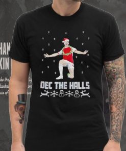 Santa Declan Rice Dec the Halls Christmas shirt