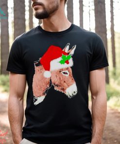 Santa Donkey Christmas Shirt