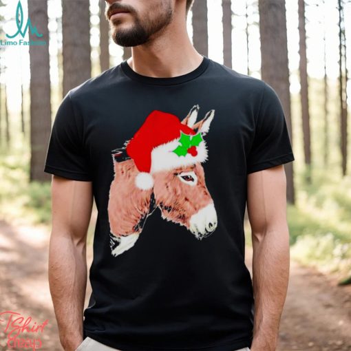 Santa Donkey Christmas Shirt