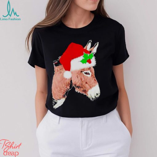 Santa Donkey Christmas Shirt