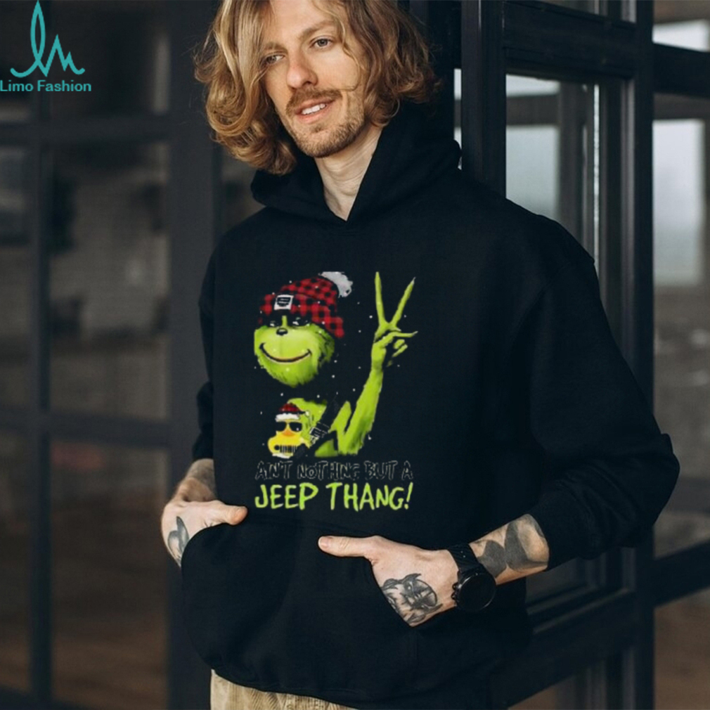 Santa Grinch Ain’t Nothing But A Jeep Thang With Duck Shirt Santa Grinch Ain’t Nothing But A Jeep Thang With Duck Shirt