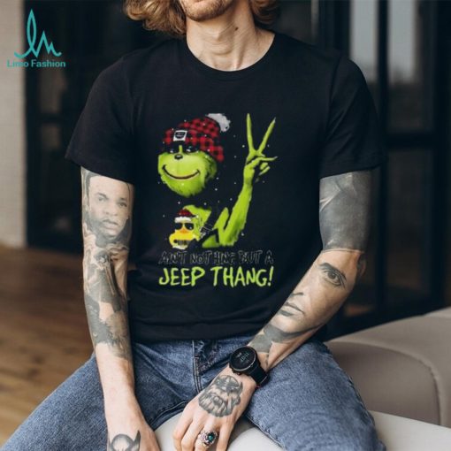 Santa Grinch Ain’t Nothing But A Jeep Thang With Duck Shirt