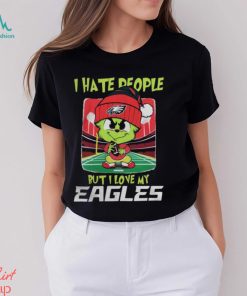 Santa Grinch Chibi I Hate People But I Love My Philadelphia Eagles t shirt, hoodie, sweater, long sleeve and tank top Santa Grinch Chibi I Hate People But I Love My Philadelphia Eagles t shirt