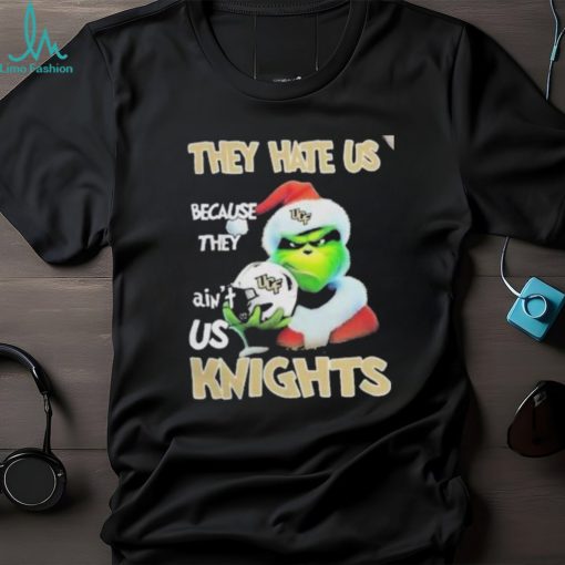 Santa Grinch Christmas They Hate Us Because Ain’t Us Ucf Knights Shirt