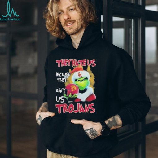 Santa Grinch Christmas They Hate Us Because Ain’t Us Usc Trojans Shirt