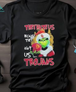 Santa Grinch Christmas They Hate Us Because Ain’t Us Usc Trojans Shirt
