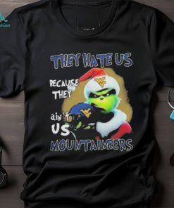 Santa Grinch Christmas They Hate Us Because Ain’t Us West Virginia Mountaineers Shirt