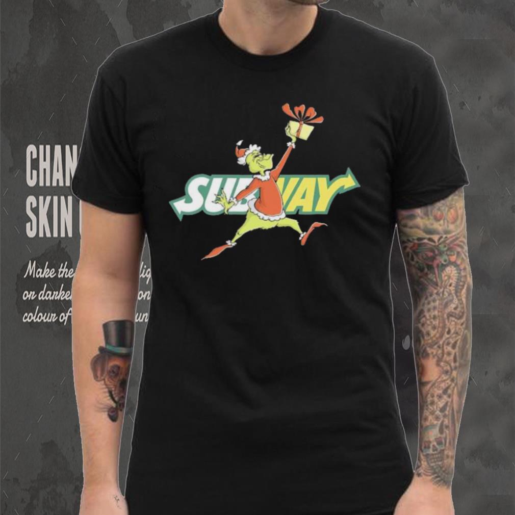 Santa Grinch Dabbing Subway shirt Santa Grinch Dabbing Subway shirt