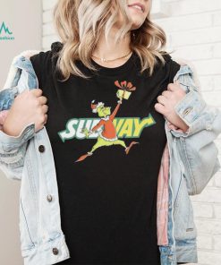 Santa Grinch Dabbing Subway shirt